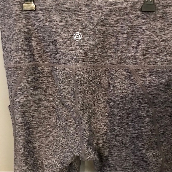 Purple Grey Leggings - Picture 2 of 4